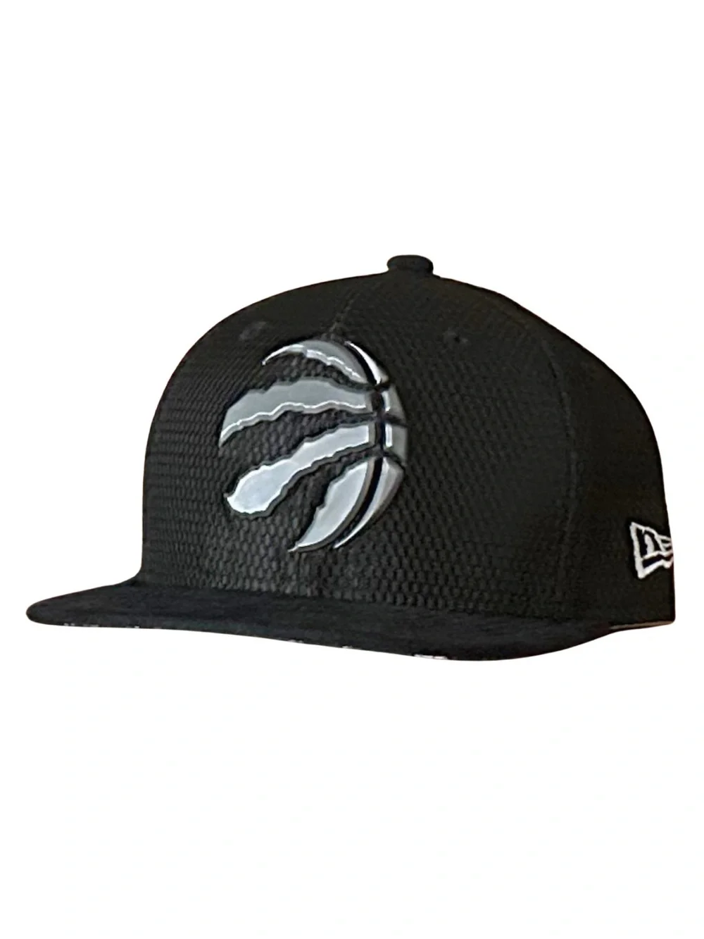 New Era 9FIFTY Toronto Raptors Youth Snapback Hat 2017 NBA On Court Metallic